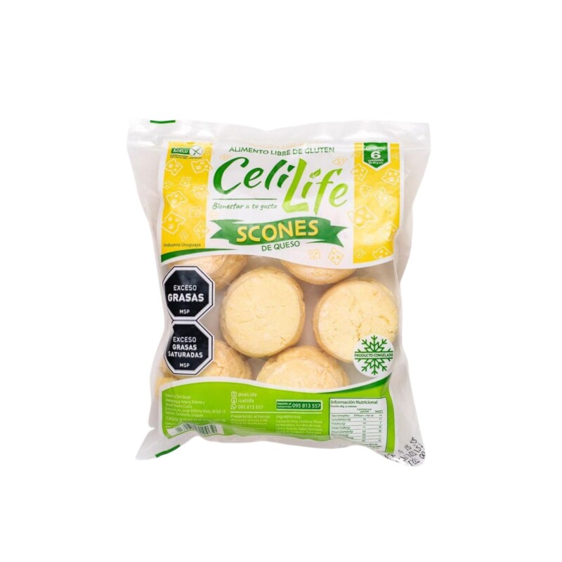 Scones con queso Celilife x 6 Scones con queso Celilife x 6