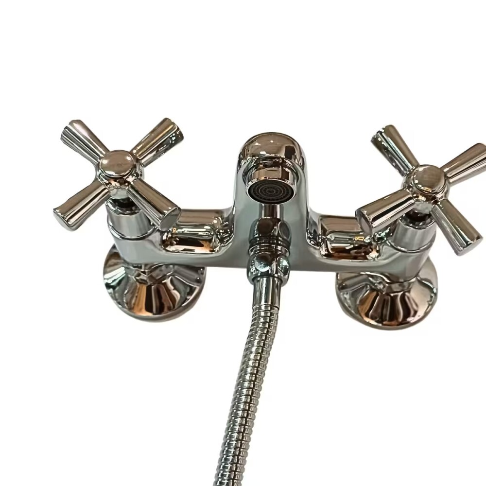 Grifería de ducha monocomando exterior con transferencia Cuzco Cromado Brillante Grifería De Ducha Monocomando Exterior Con Transferencia Cuzco Cromado Brillante