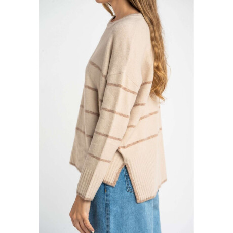 Sweater Rayado Mocha