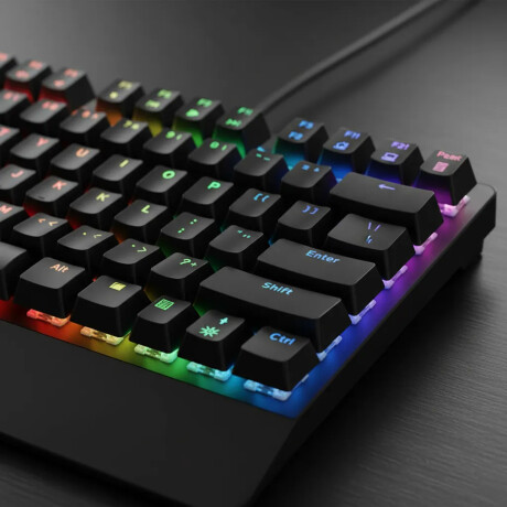Teclado Gamer c/ Luz Arcoiris Anti-Ghosting XTrike Me GK-980 Negro