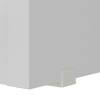 Mesa de Luz 2 Cajones SOUTH Plus Blanco