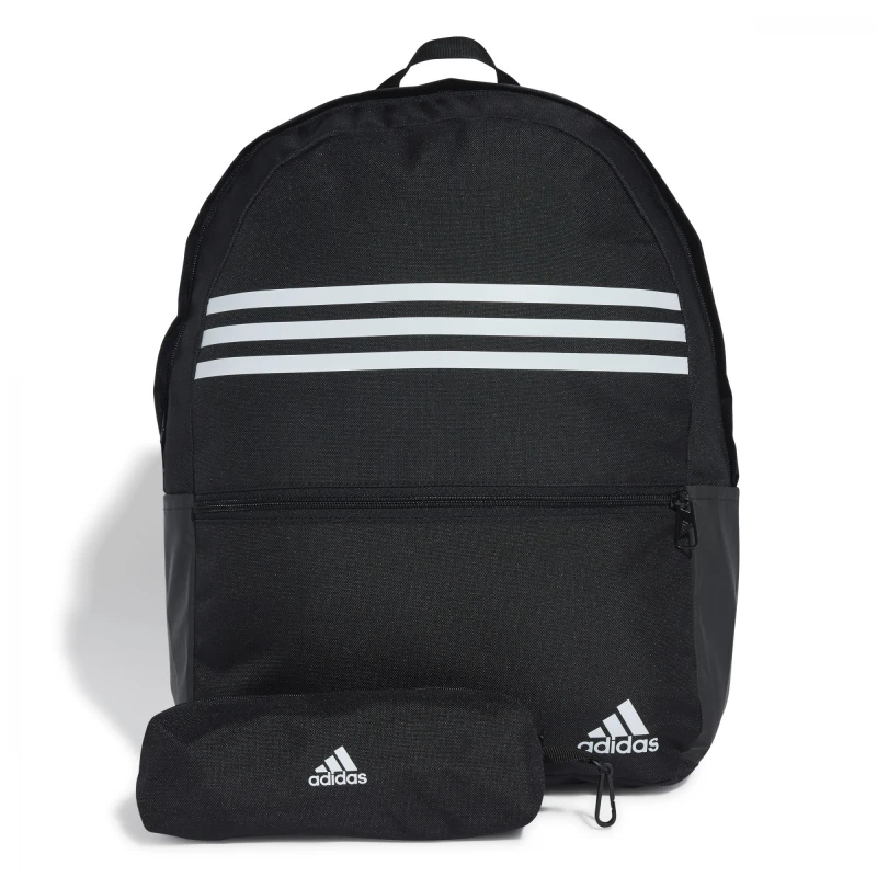 Mochila Classic Horizontal 3 bandas Unisex Negro