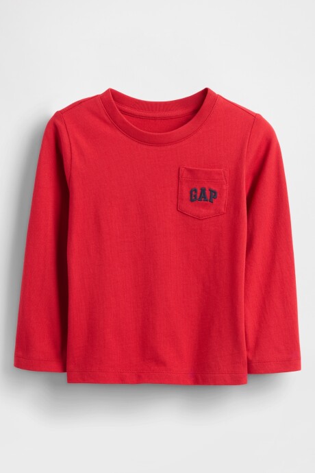 Remera Logo Gap Toddler Niño Modern Red