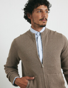 470453 CARDIGAN HARRY Tostado