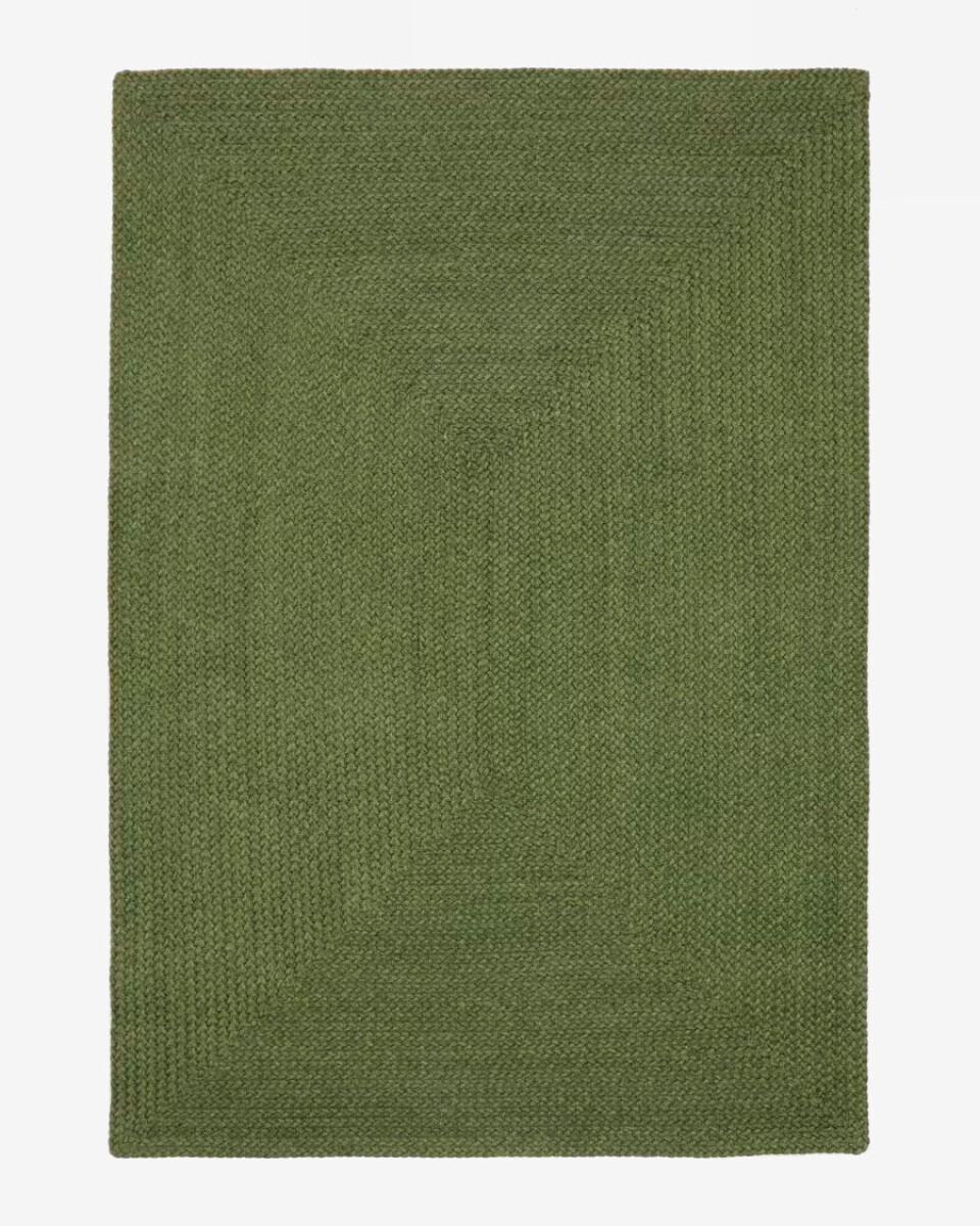 Alfombra Despas de fibras sintéticas verde 160 x 230 cm 