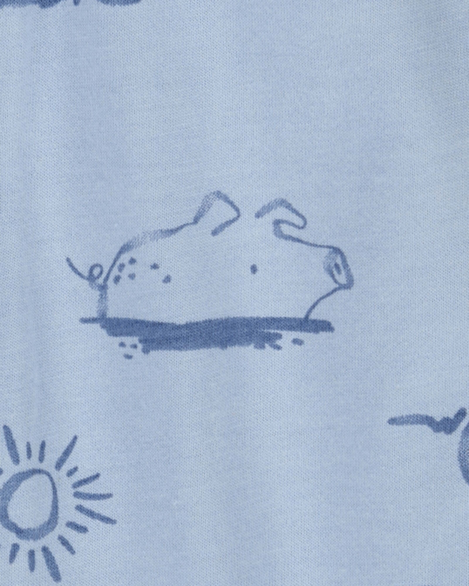 Set tres piezas de algodón, campera, pantalón y body, diseño granja Set tres piezas de algodón, campera, pantalón y body, diseño granja