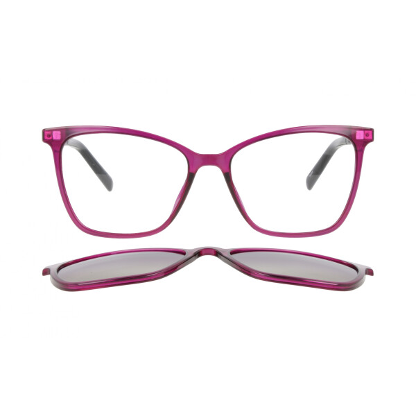 INVU Clip-On M4205C col Transp.Purple Invu Clip-on M4205c Col Transp.purple