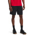 UA Tech Mesh Shorts-RED BLK-001