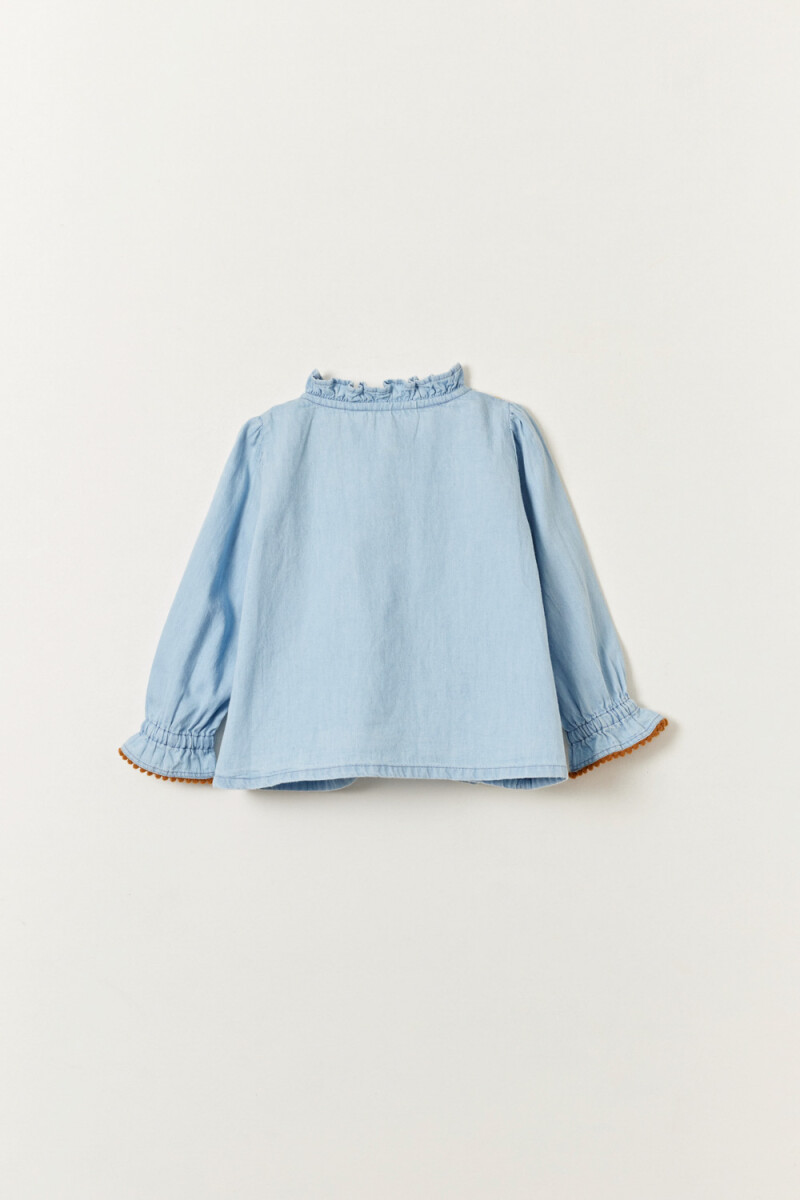 Camisa jean Azul Claro