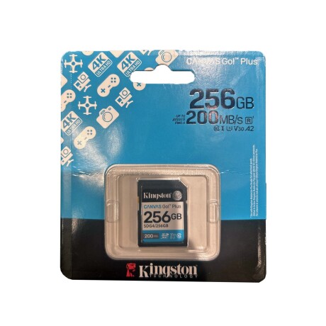 OUTLET- Memoria Kingston SDCG4 256GB Canvas Go Plus V30 OUTLET- Memoria Kingston SDCG4 256GB Canvas Go Plus V30