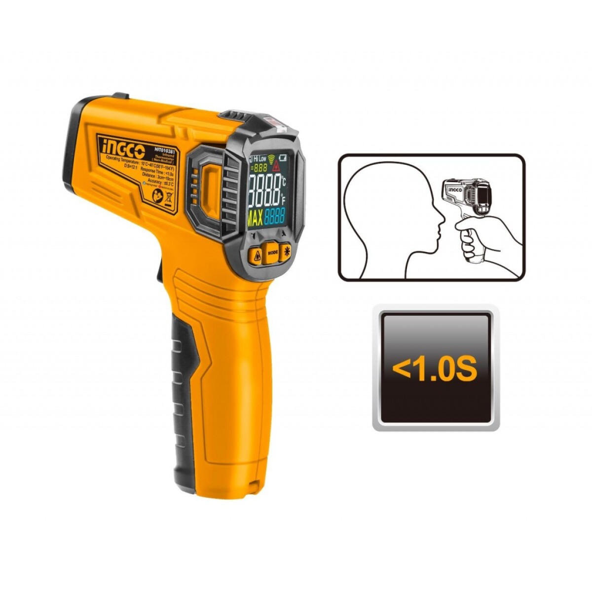 TERMOMETRO DIGITAL USO HUMANO INGCO HIT010381 