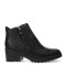 Bota de Mujer Bottero caña baja con cierre 349102 Negro
