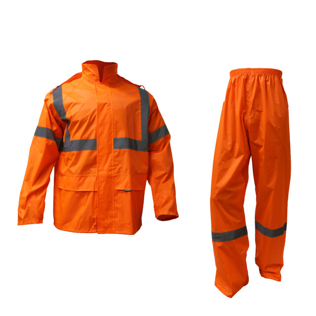 Equipo de lluvia Worker PVC Reflectivo Anaranjado