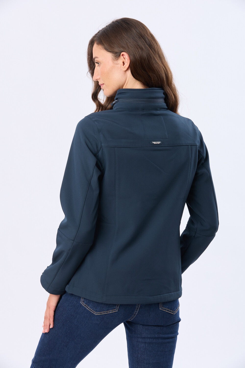 CAMPERA DE NEOPRENO CON CAPUCHA Azul