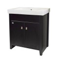 MUEBLE DE BAÑO NEGRO CON BACHA Mueble De Baño Negro Con Bacha