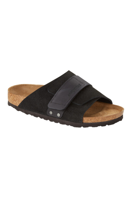 Sandalia Kyoto Nubuck/suede Leather - Regular Black