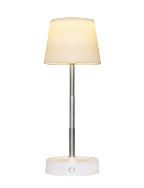 LAMPARA DE MESA LED D10x29CM PLASTICO BLANCO LAMPARA DE MESA LED D10x29CM PLASTICO BLANCO