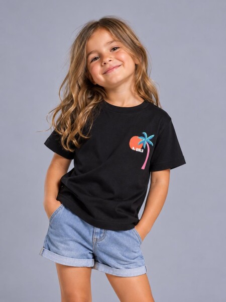 T-SHIRT N.SAILS 4227 M.C BEBE NEGRO