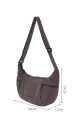 Cartera Eje Gris Oscuro