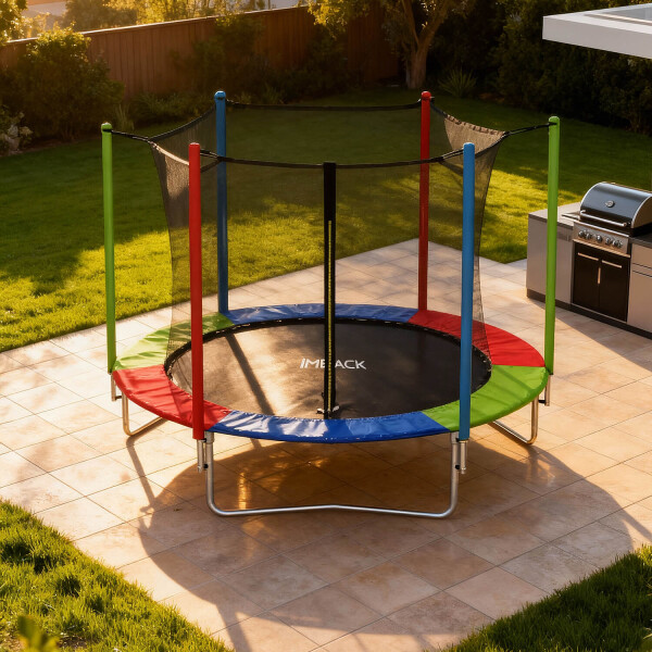 Cama Elastica 2.44 M Trampolin Saltarin Niños Adultos Grande Con Red Proteccion Imback Cama Elastica 2.44 M Trampolin Saltarin Niños Adultos Grande Con Red Proteccion Imback