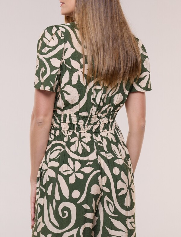 Enterito Crop Printed OLIVA/MULTI