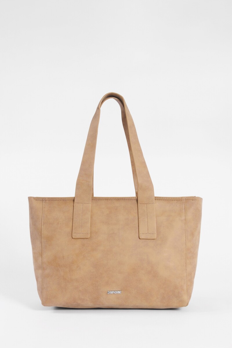 Shopper soft marrón