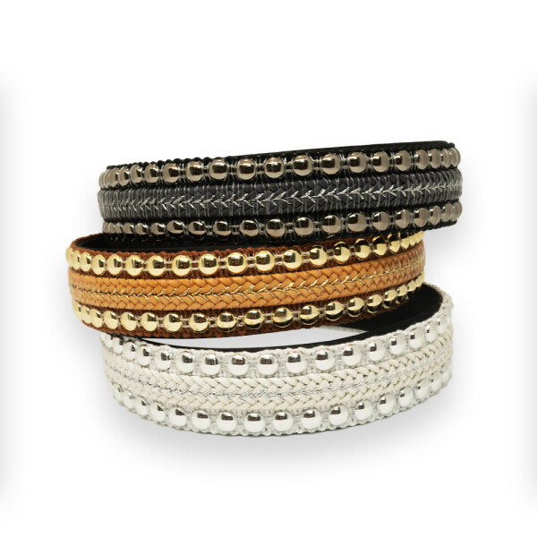 TIARA CON PERLAS AUDREY NEGRA
