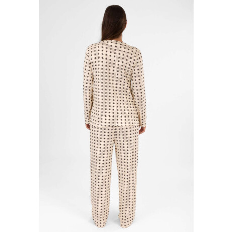 Pijama stars needle Beige