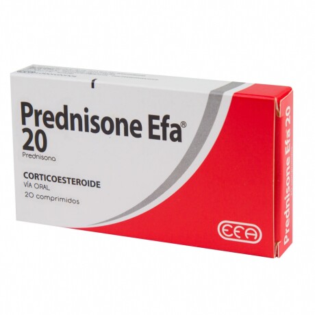 Prednisone EFA 20mg 20 Comprimidos Prednisone EFA 20mg 20 Comprimidos