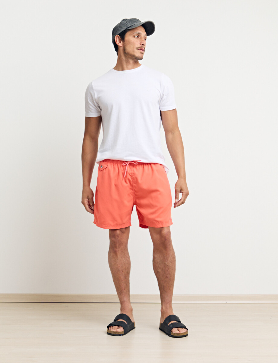 450625 SHORT HARRINGTON LABEL Naranja