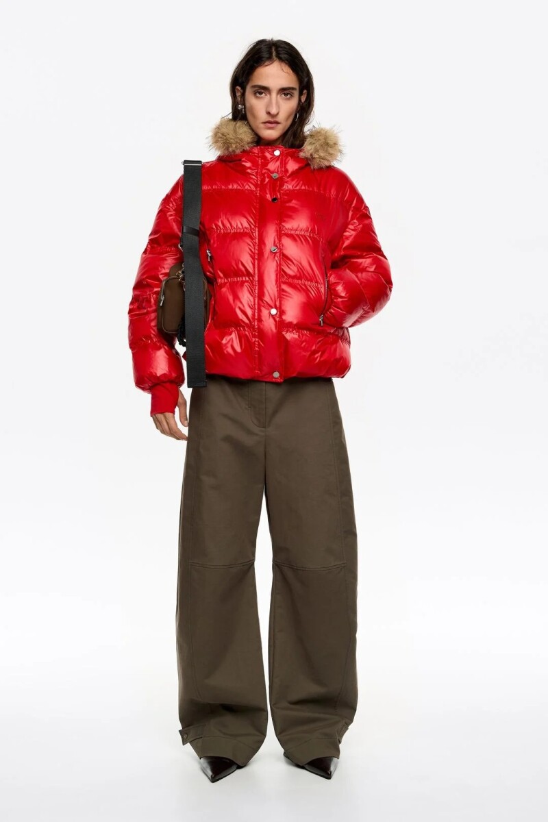 CHAQUETÓN ACOLCHADO Rojo