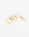 Llavero Metal Llavero Y Bag Charm "lucky Cat" - Combinacion Multicolor