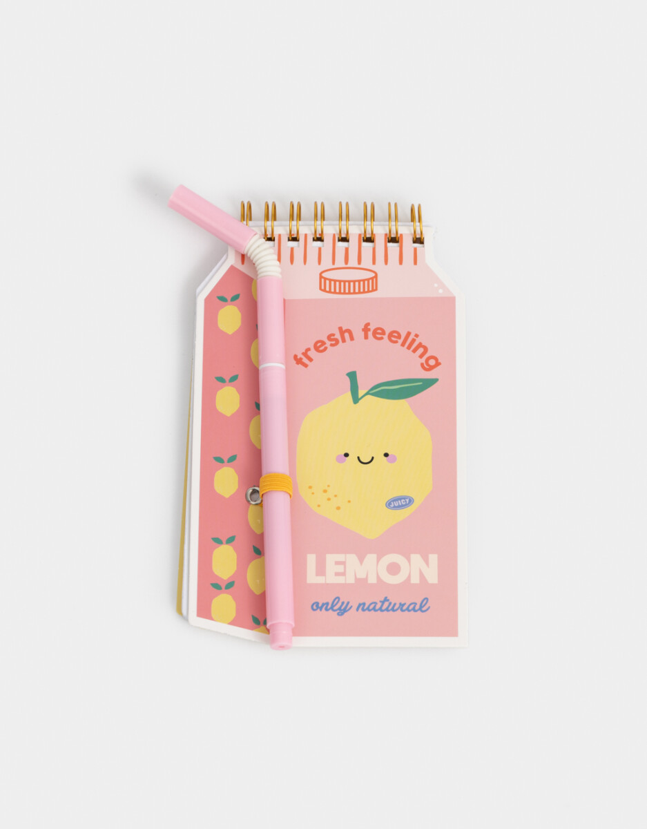 Set De Memo Anotador Y Lapicera "fresh Feeling" 