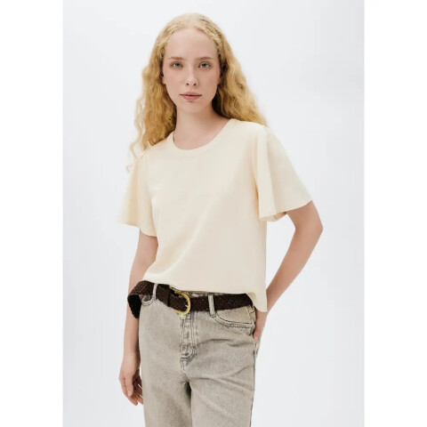 BLUSA MM FEM BEGE