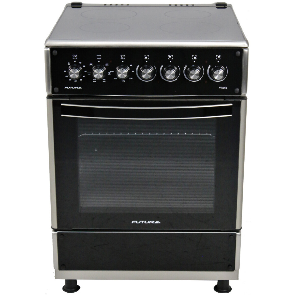 Cocina vitrocerámica FuturaPlus FUT-60VC4G Vitoria - NEGRO 
