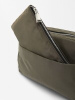 Bolso Bandolera Con Bolso Extraíble caqui