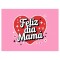Lámina Feliz Día Mamá Retro Rect.