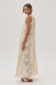 Vestido Flora Crudo