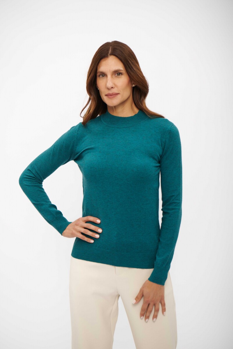 MEDIA POLERA ITALIA VERDE ESMERALDA