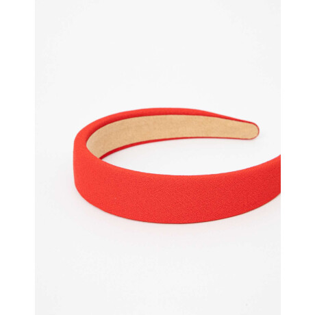 Vincha Rígida Puffy Rojo Cereza