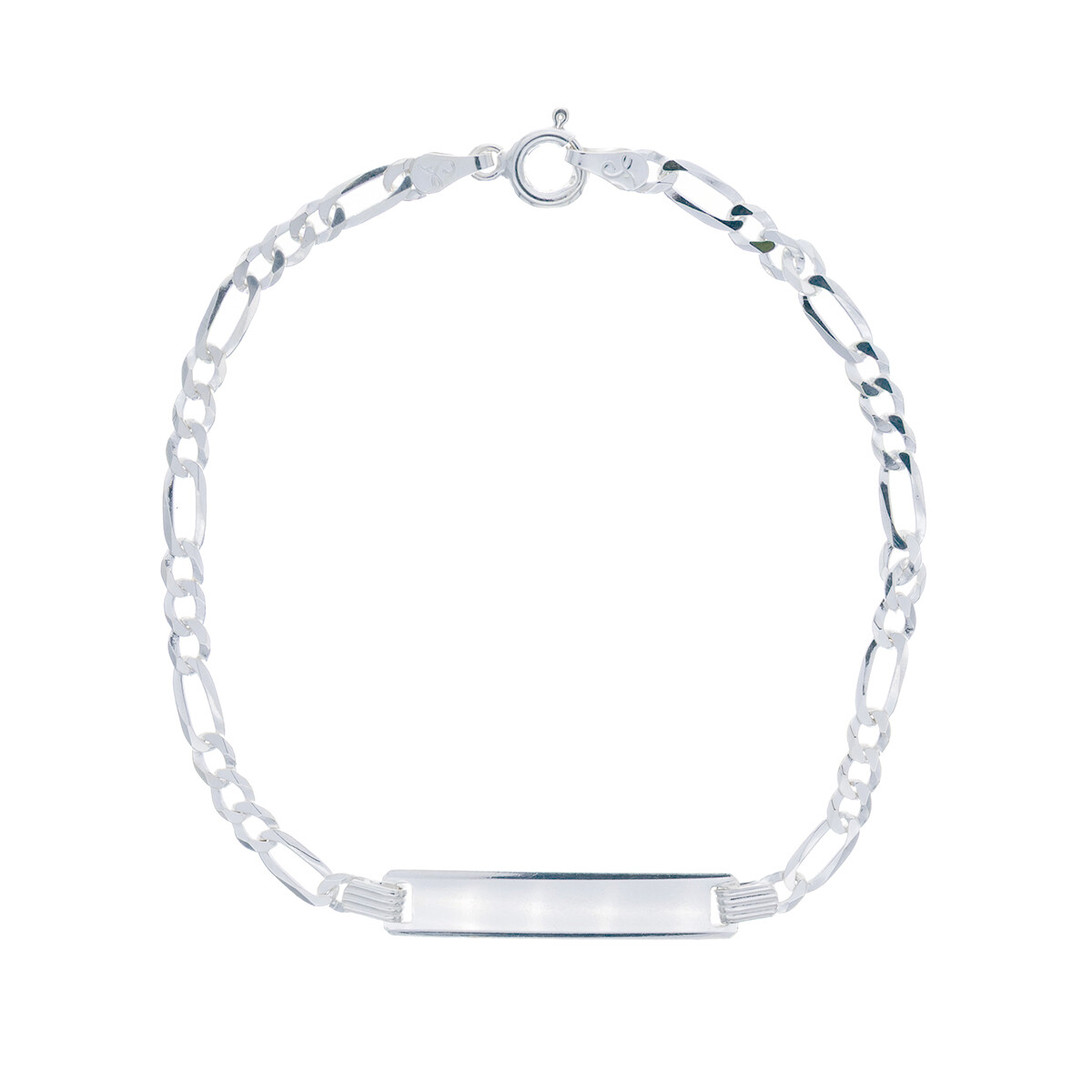 Pulsera de identidad en plata 925. 