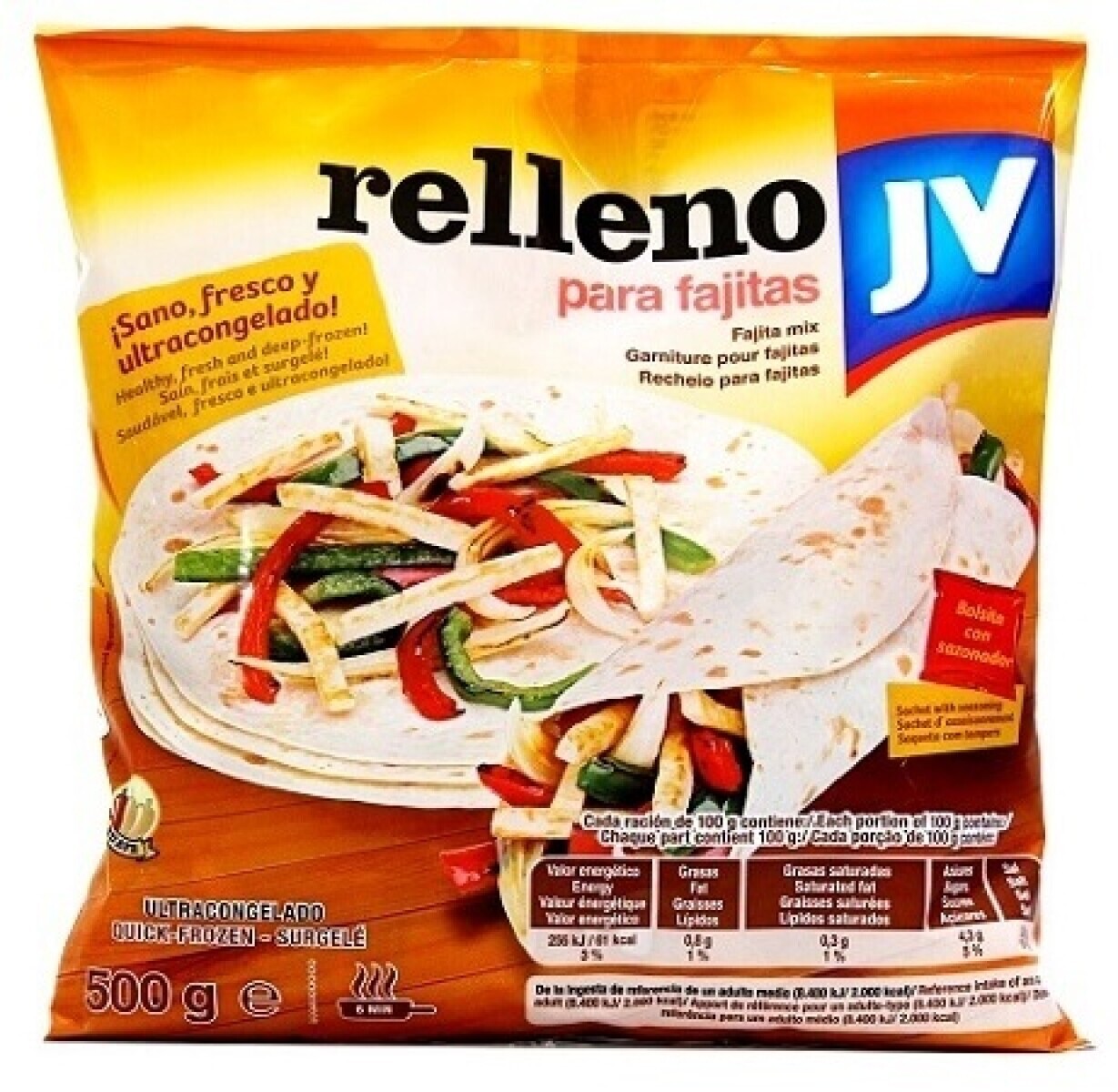 Relleno de Fajitas 500g 