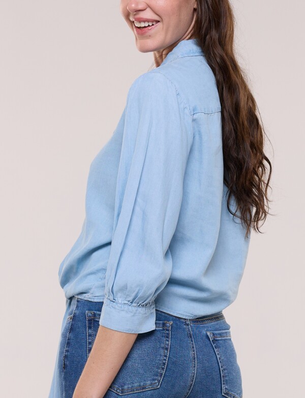 Camisa Lyocell Nudo JEAN CLARO