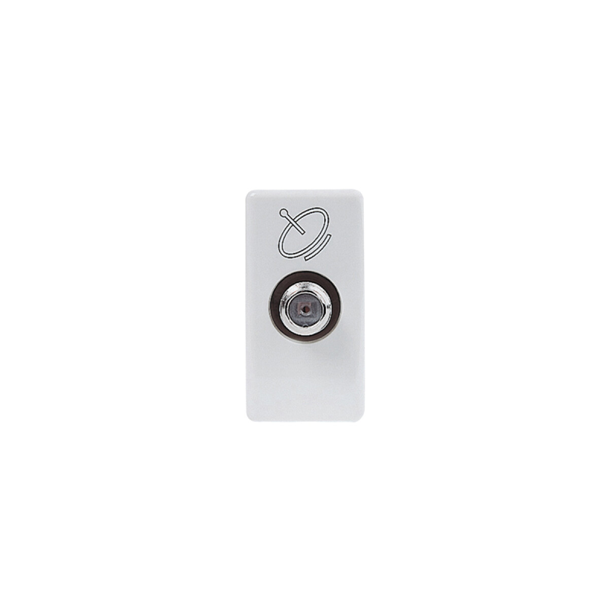 Módulo toma TV hembra rosca F color blanco linea Gewiss - GC0276 