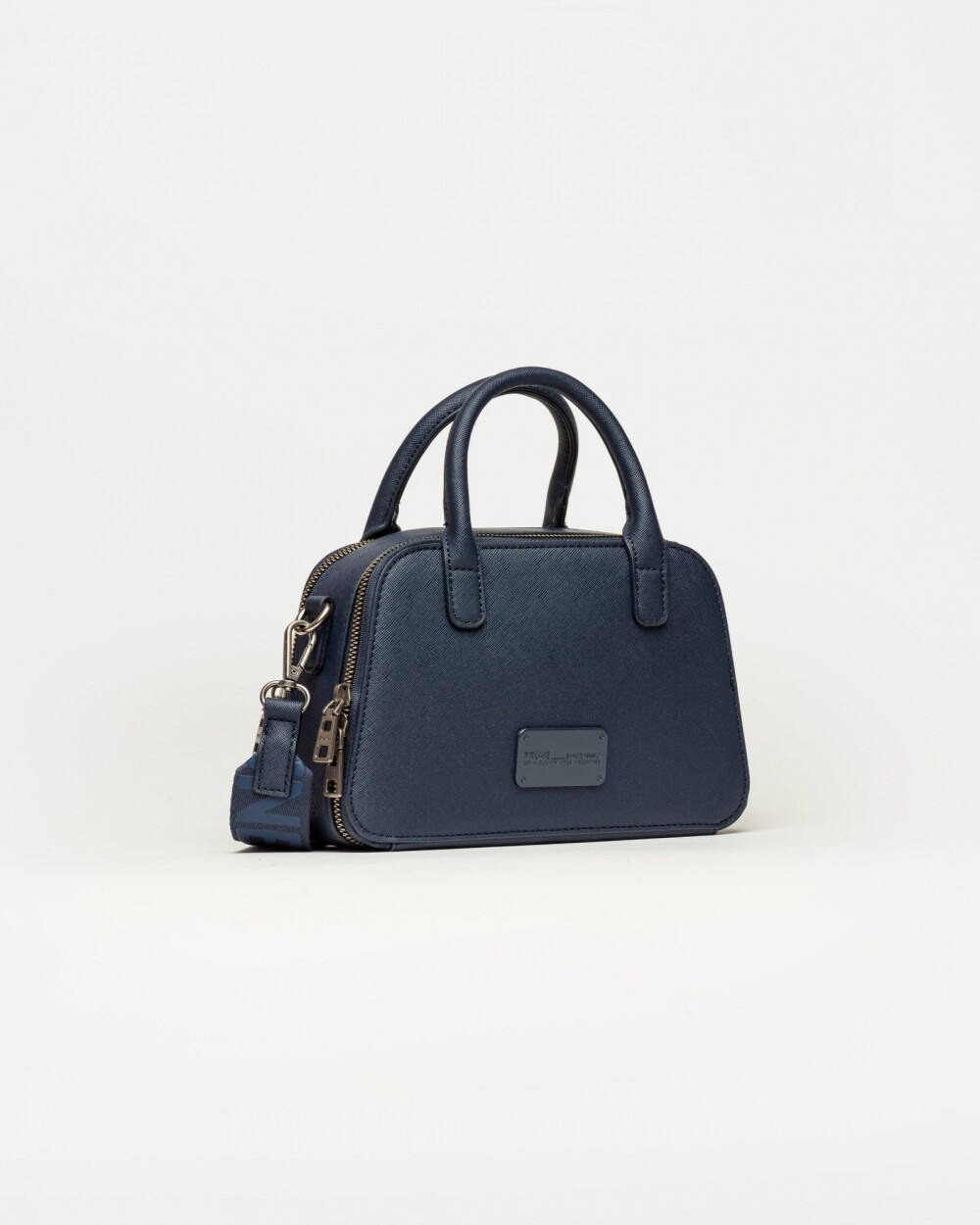 Cartera de mano New Penny en efecto cuero zaffiano Azul