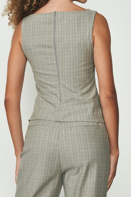 Musculosa Loly Gris