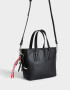 City Cartera City Con Charm - Negro