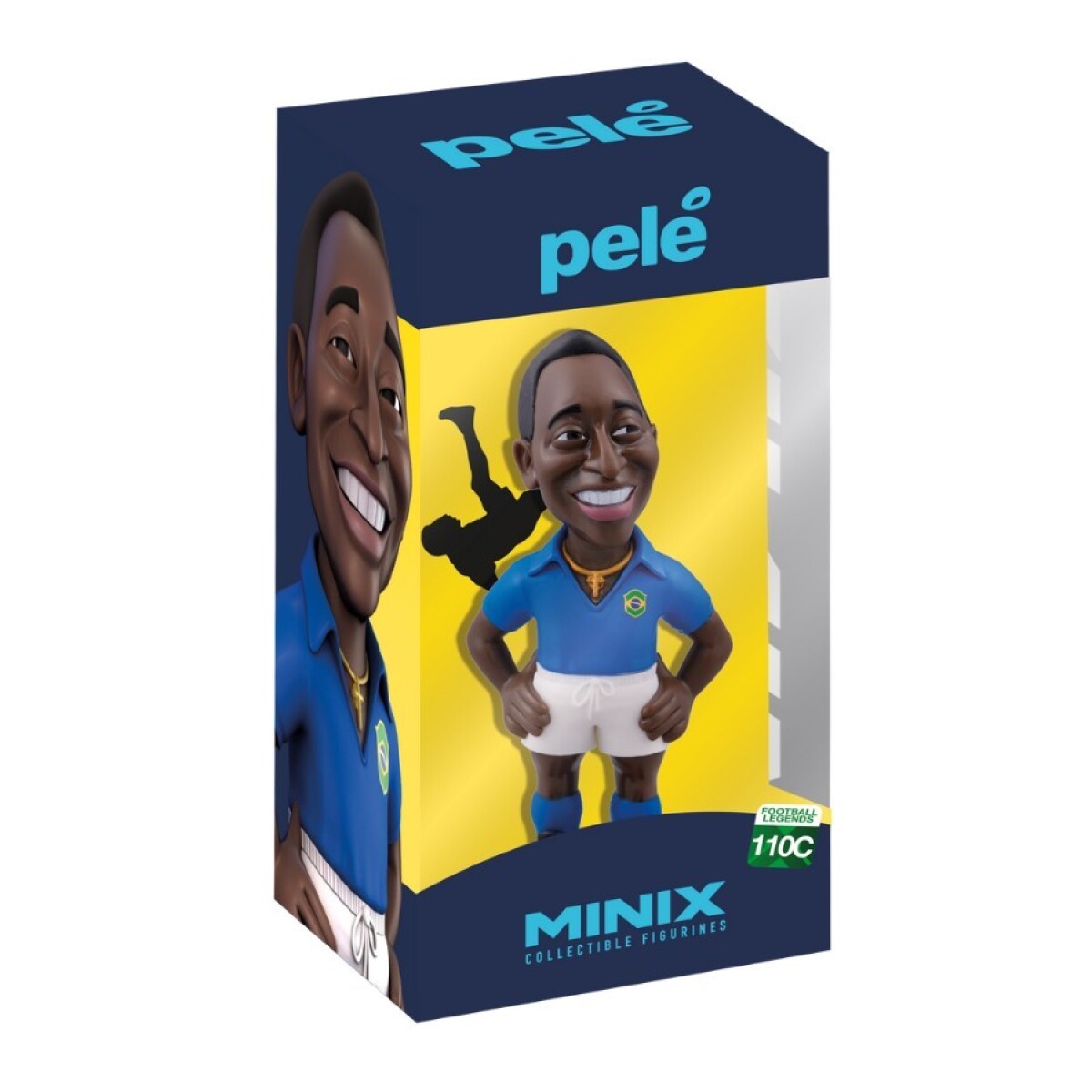 Figura Coleccionable Minix MX18024 Deportes Pele - BRASIL-AZUL 