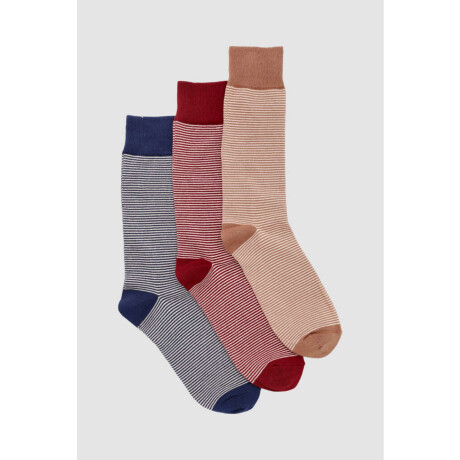 Pack x3 medias de abrigo con diseño Combinacion 3