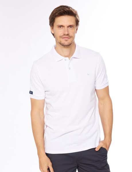 REMERA POLO PIQUE Blanco